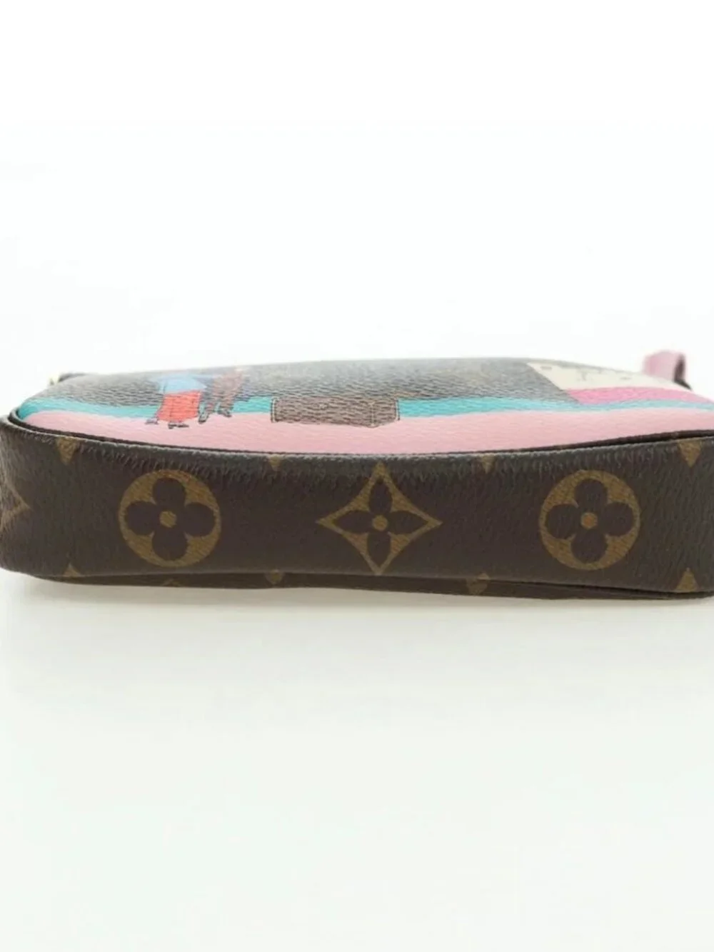 LOUIS VUITTON Monogram Mini Pochette Accessoires Pouch M62141 LV Auth 179815M
